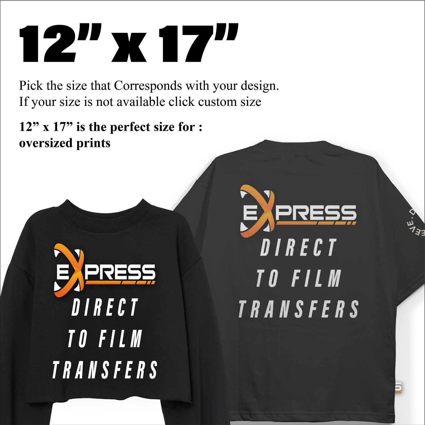 Direct To Film Transfers